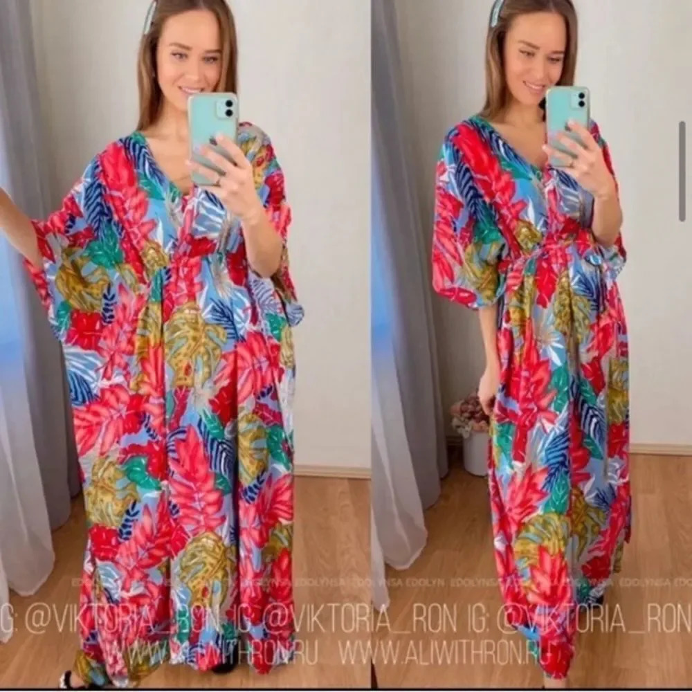 NEW BOHEMIAN VINTAGE SUMMER DRESS - Picture 6 of 12